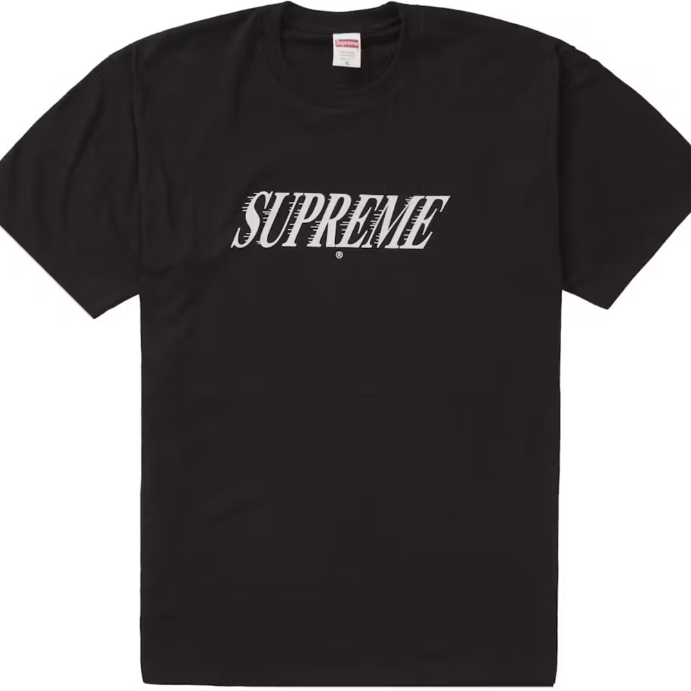 Supreme Black Short Sleeve Tee Classic Streetwear